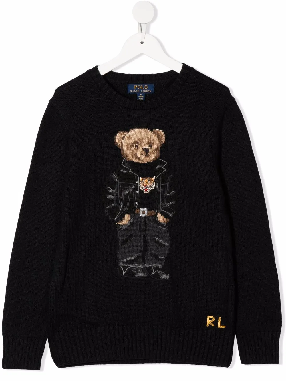 

Ralph Lauren Kids suéter Polo Bear - Negro