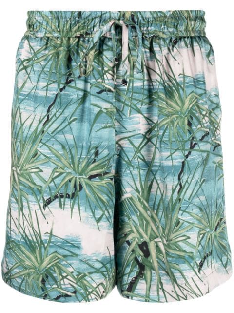 AMIRI Floral Aloha Tree printed shorts