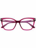 TOM FORD Eyewear FT5812 square-frame glasses - Pink