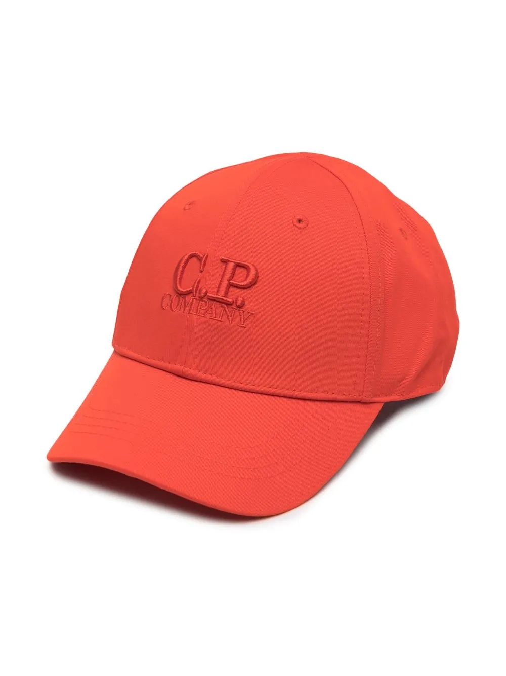 

C.P. Company Kids gorra con logo bordado - Rojo