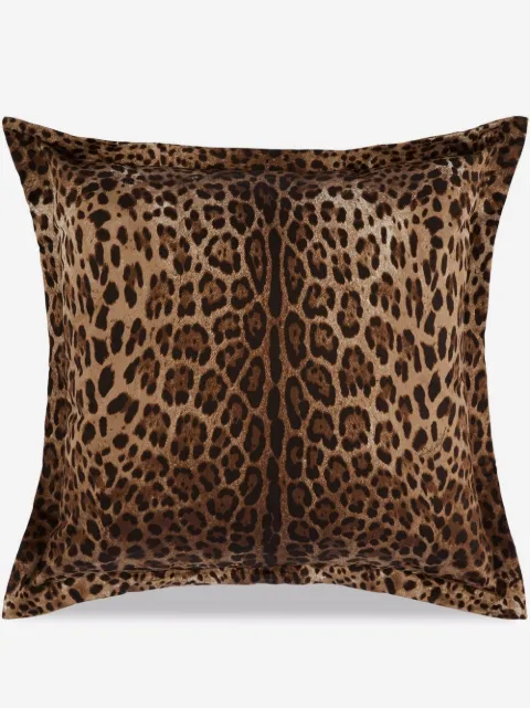 Dolce & Gabbana large Duchesse leopard-print cushion