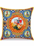 Dolce & Gabbana extra large canvas cushion - Yellow