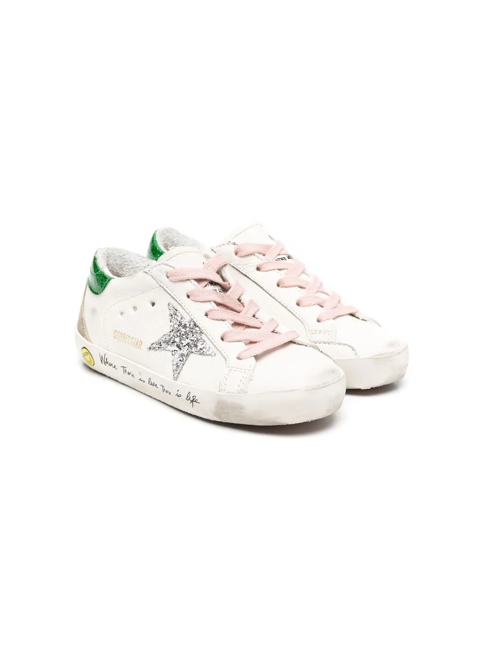 

Golden Goose Kids tenis bajos Super-Star - Blanco