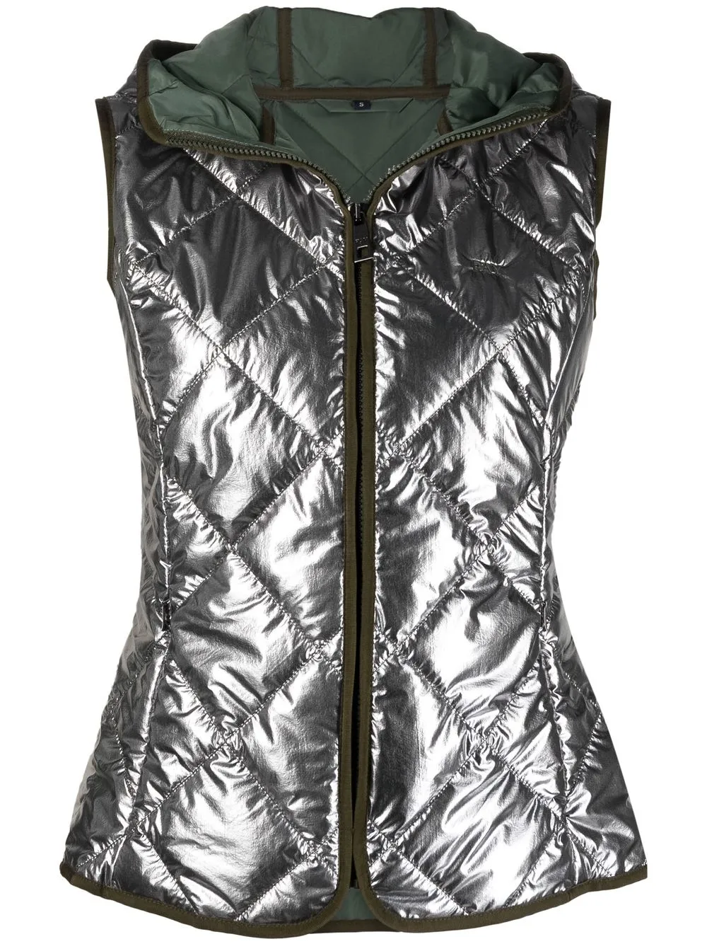 

Fay hooded quilted gilet - Grey