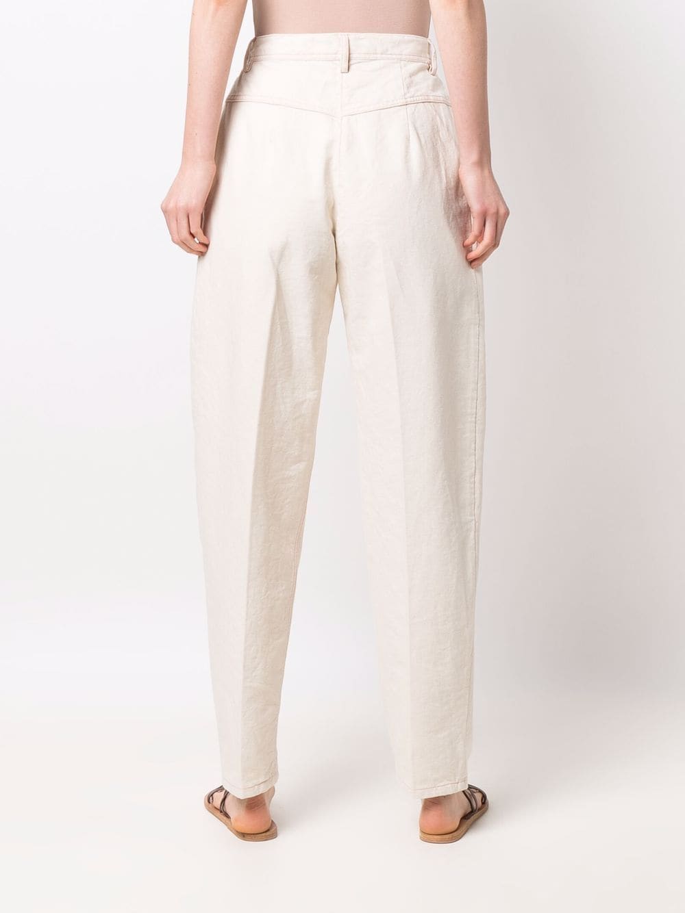 Forte Forte high-waisted pleat-front Trousers - Farfetch