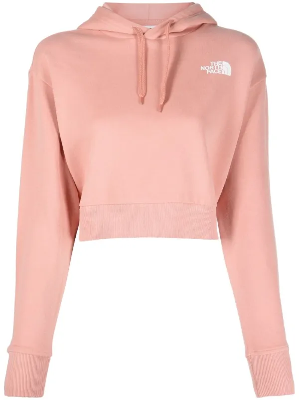 north face peach hoodie