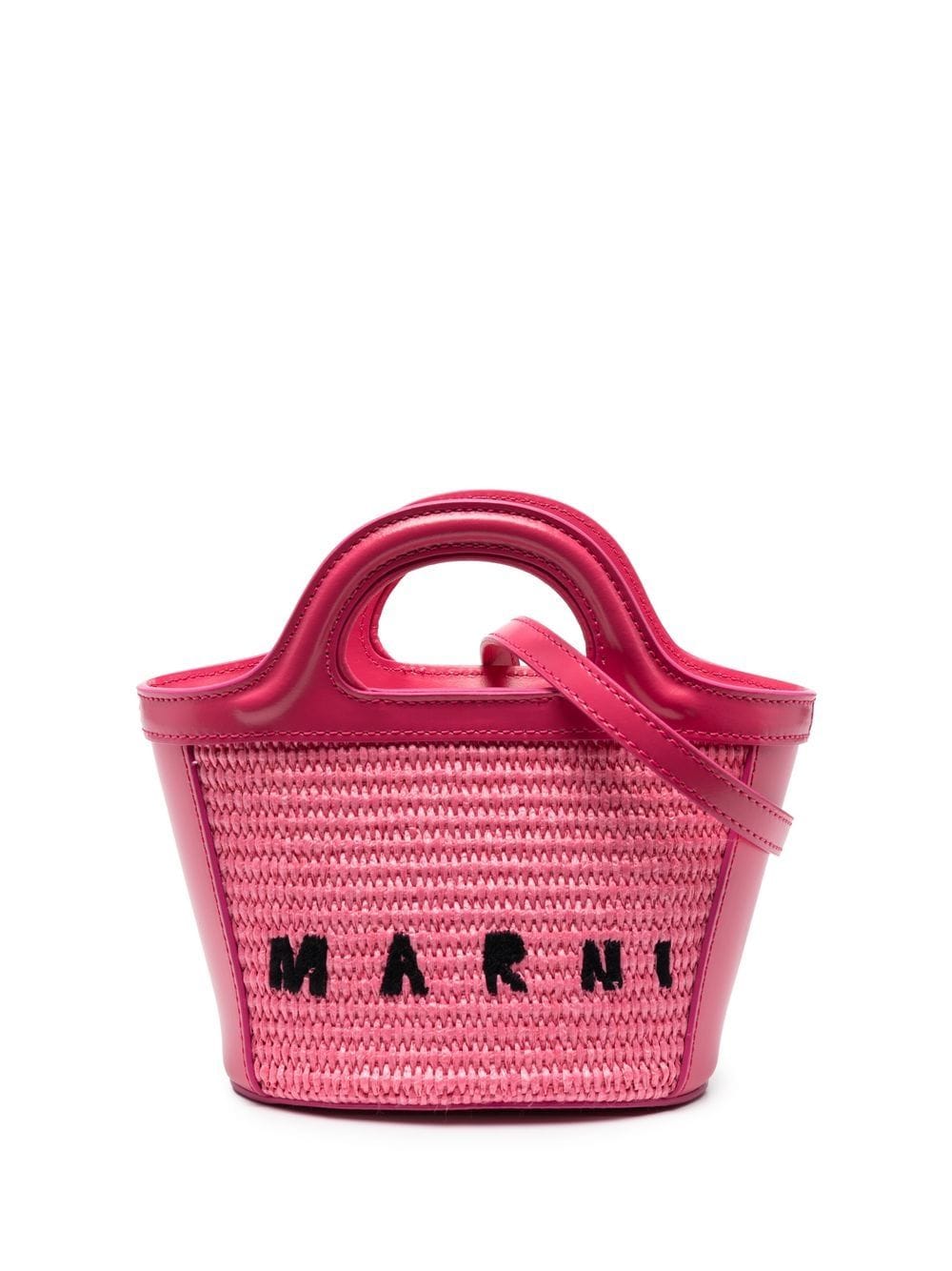 Marni Tropicalia mini-shopper Roze