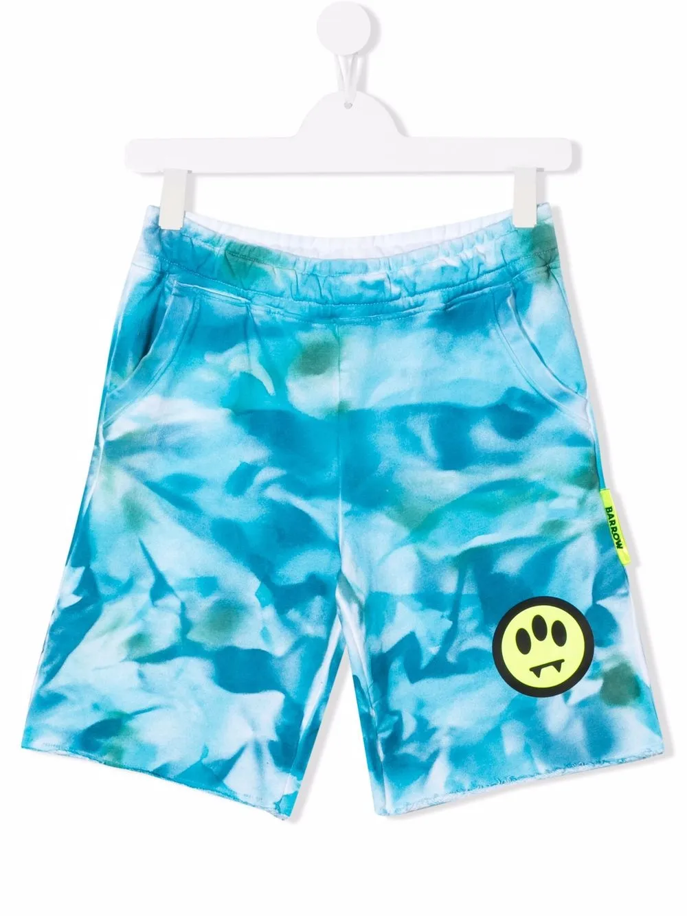 

Barrow kids TEEN abstract-print track shorts - Blue