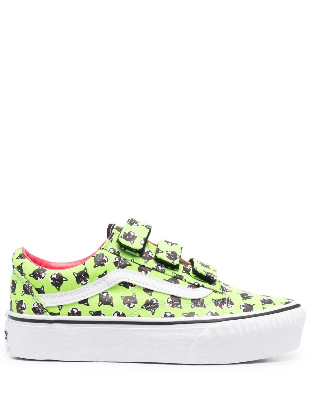 

Vans tenis UA Old Skull V Platform LX - Verde