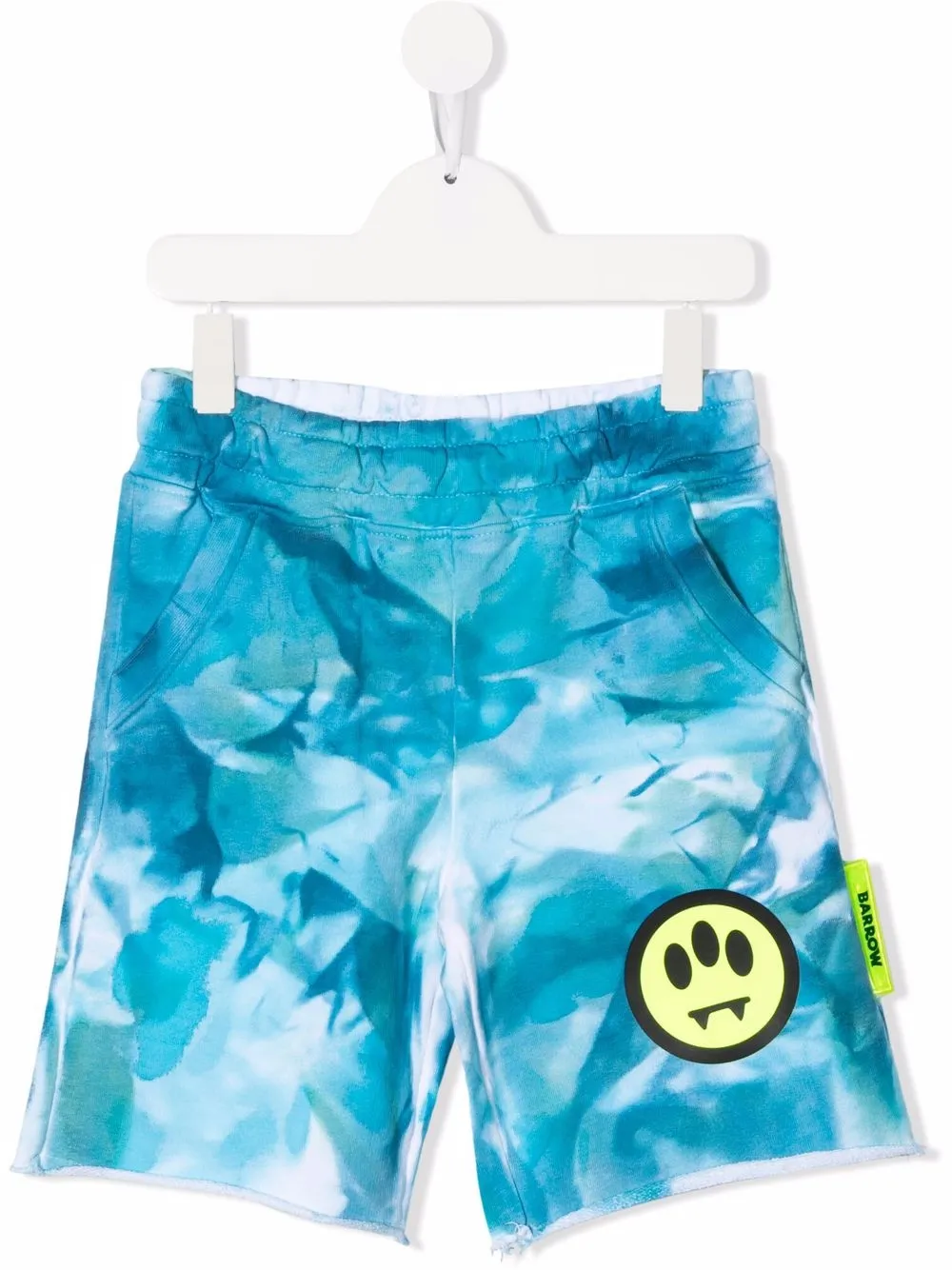 

Barrow kids abstract-print track shorts - Blue