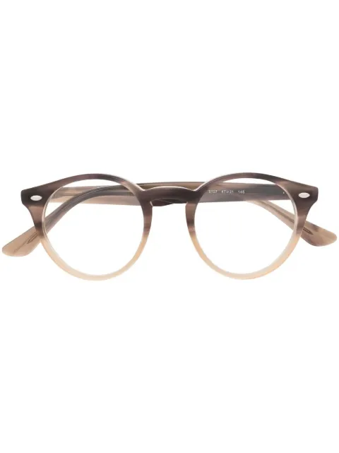 Ray-Ban tortoiseshell-effect round-frame glasses 