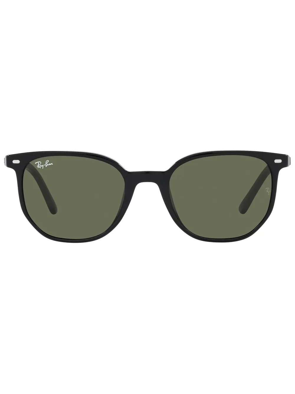 Ray-Ban ラウンドフレーム サングラス - ブラック Ray-Ban ラウンドフレーム サングラス - ブラック