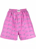 Natasha Zinko 'Sexy' cotton boxer shorts - Pink