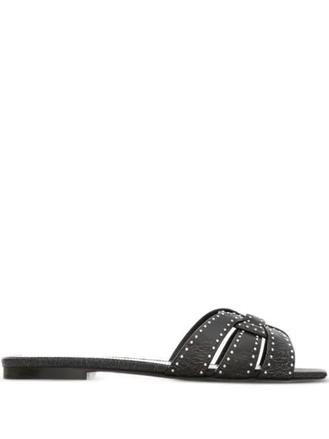 Saint Laurent tribute studded flat sandals