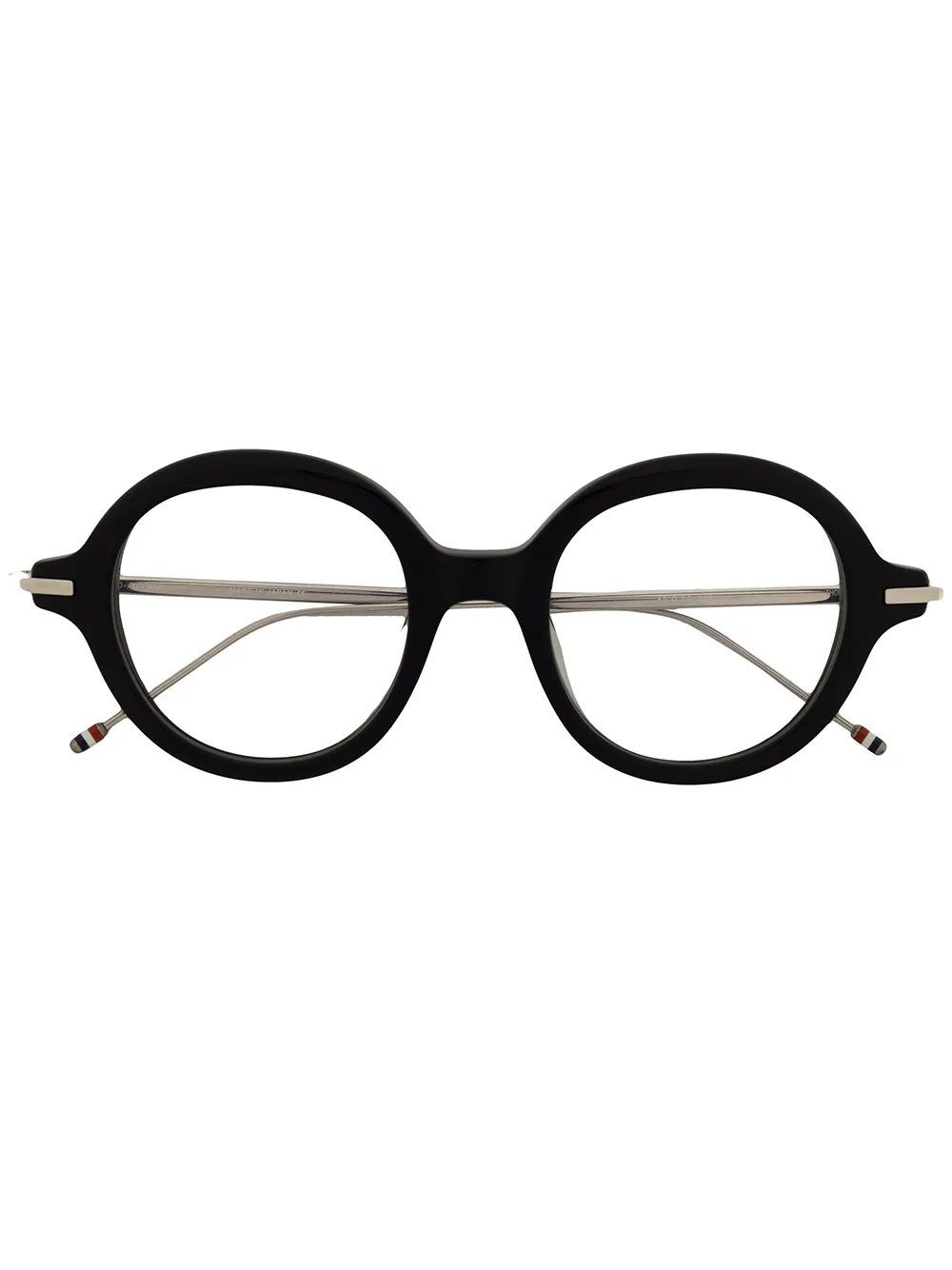 

Thom Browne Eyewear lentes con armazón redonda - Negro