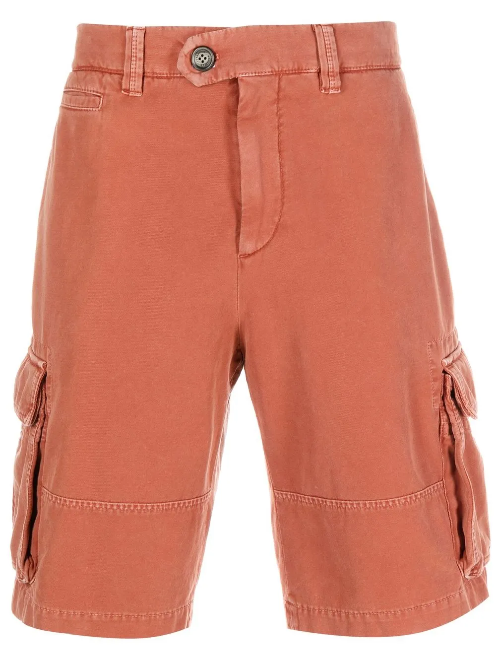 

Brunello Cucinelli knee-length cargo shorts - Orange