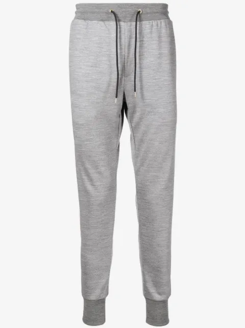 Paul Smith side-stripe tapered track pants