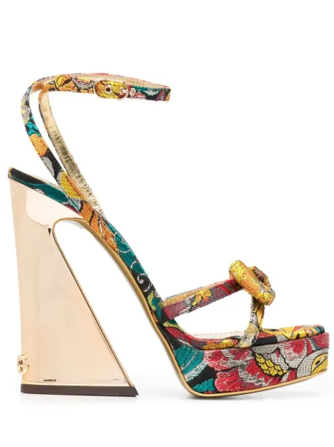 dolce and gabbana jeweled heels