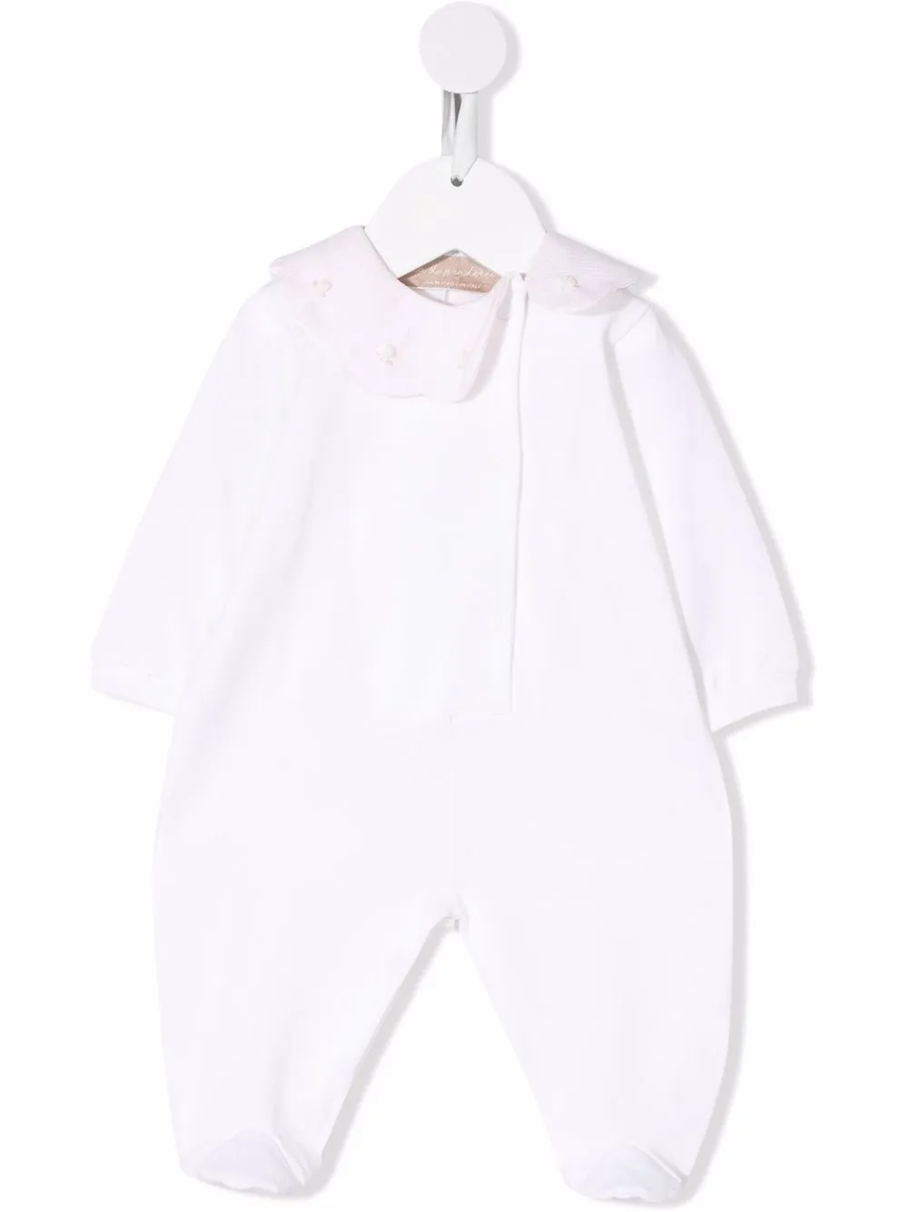 

La Stupenderia romper con cuello festoneado - Blanco