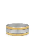 Nialaya Jewelry two-tone wide-band ring - Silver