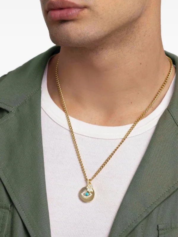 Nialaya Jewelryの邪眼とハムサ ハンド ネックレス Nialaya Jewelryの邪眼とハムサ ハンド ネックレス