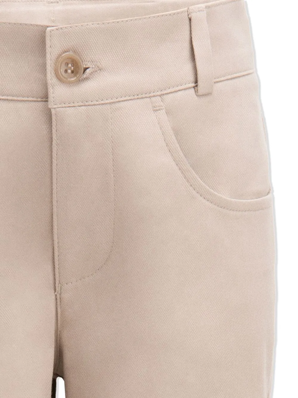  Moustache Tailored Stretch-cotton Trousers - Neutrals 