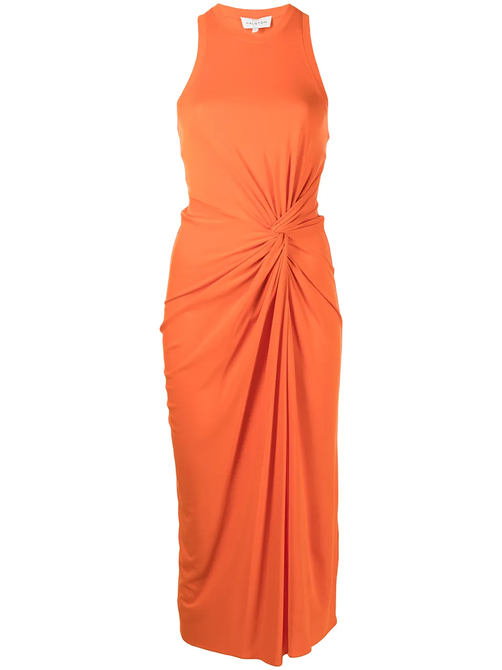 Halston heritage 2024 orange dress