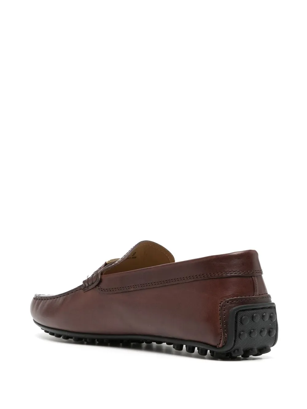 Tod's Loafers met logoplakkaat Bruin