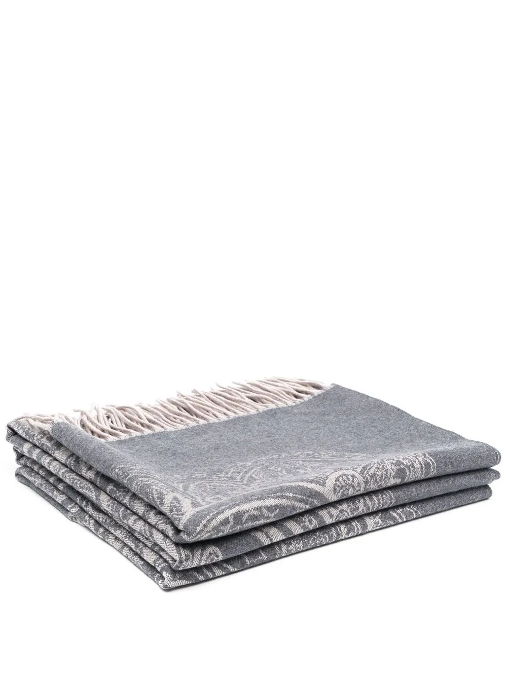 

ETRO HOME manta con motivo en jacquard - Gris