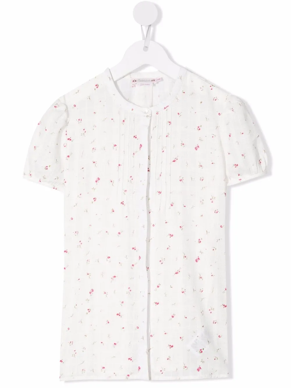 

Bonpoint camisa con estampado floral - Blanco