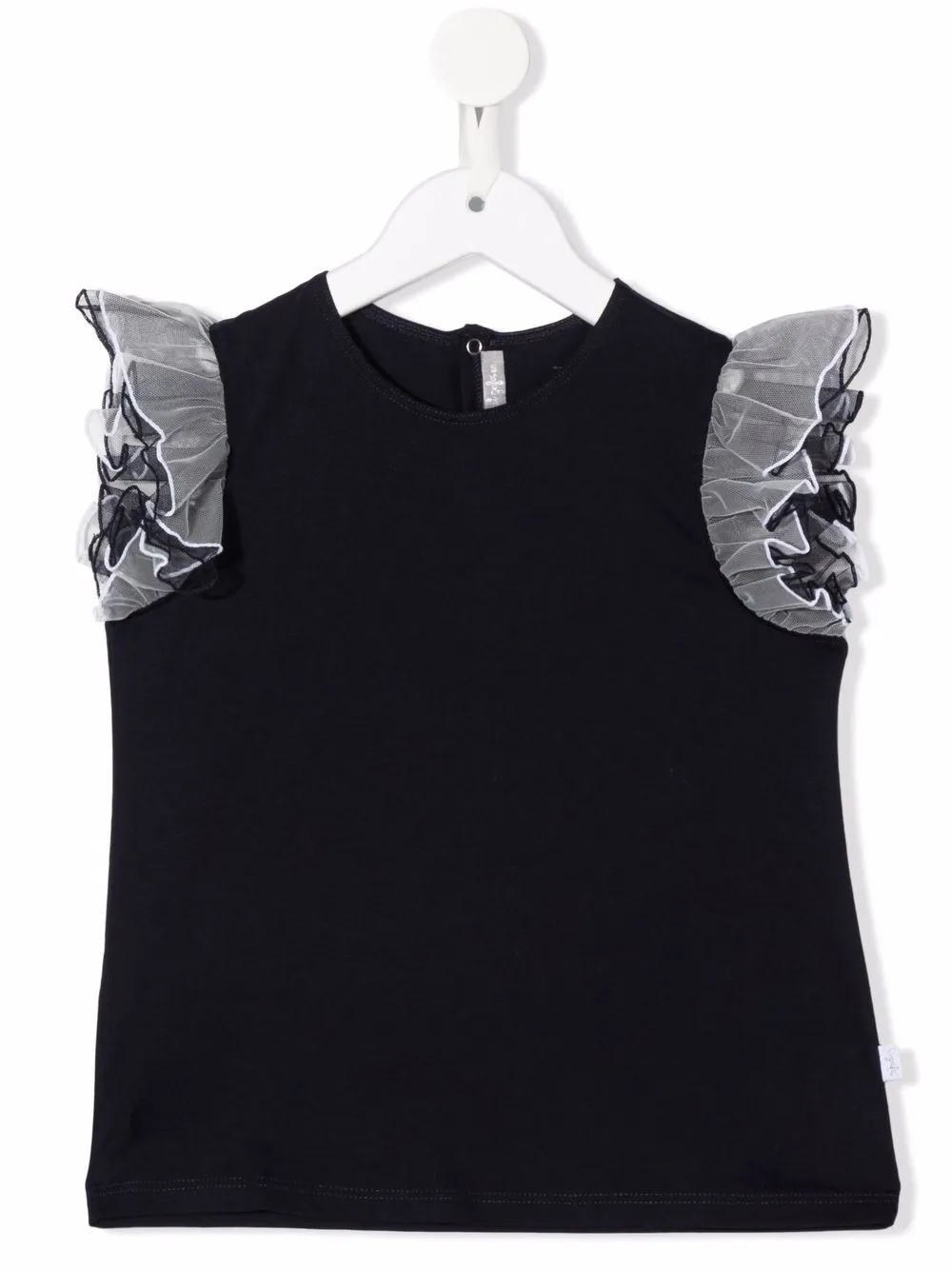 Il Gufo top sin mangas con cuello redondo - Azul