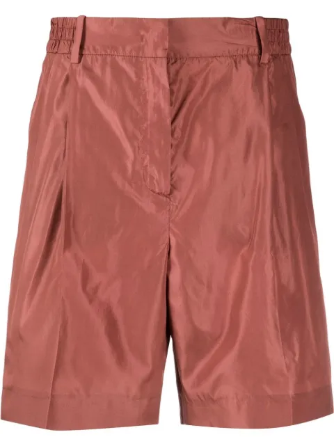 Valentino Garavani high-waisted silk shorts 