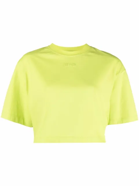 MSGM playera corta con logo estampado