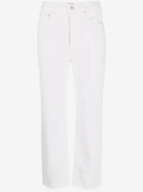 TOTEME raw-cut straight-leg jeans