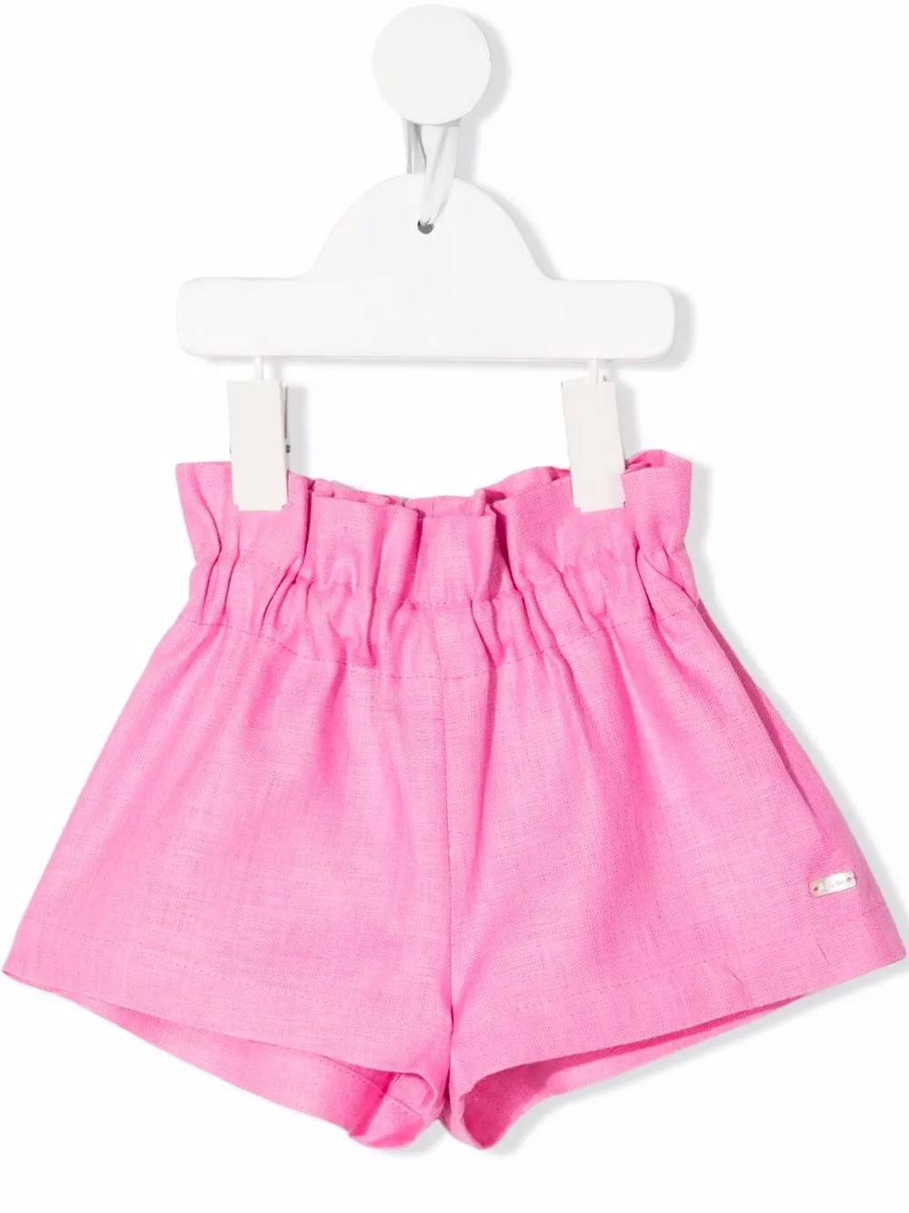 

Le Bebé Enfant ruched linen shorts - Pink