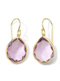 IPPOLITA 18kt yellow gold Rock Candy amethyst teardrop earrings