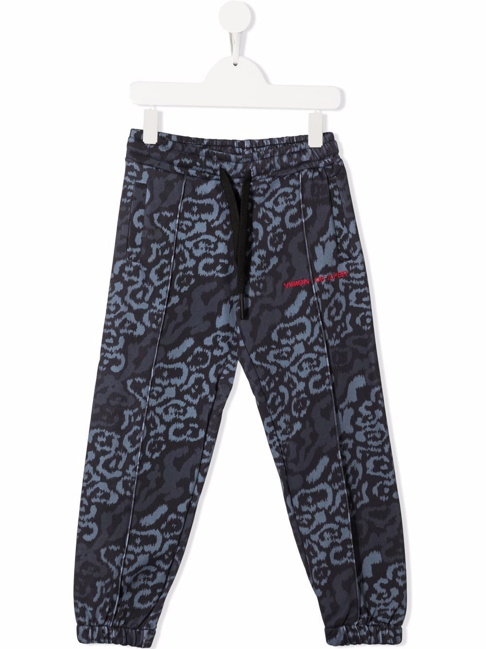 

Vision Of Super Kids pants con estampado de leopardo - Negro