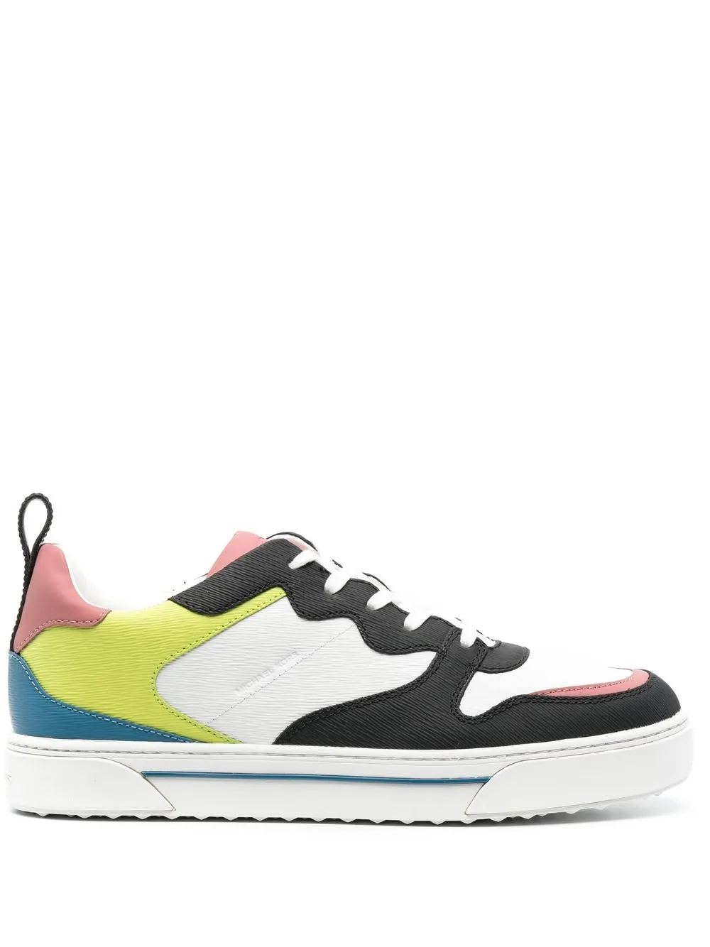 

Michael Kors Collection tenis bajos con diseño color block - Blanco