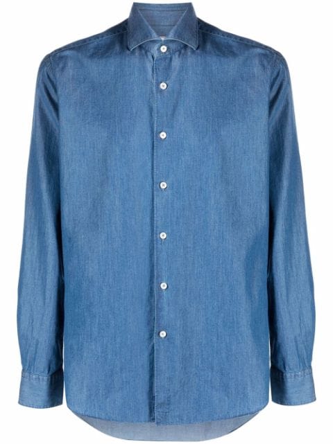 Xacus denim style shirt