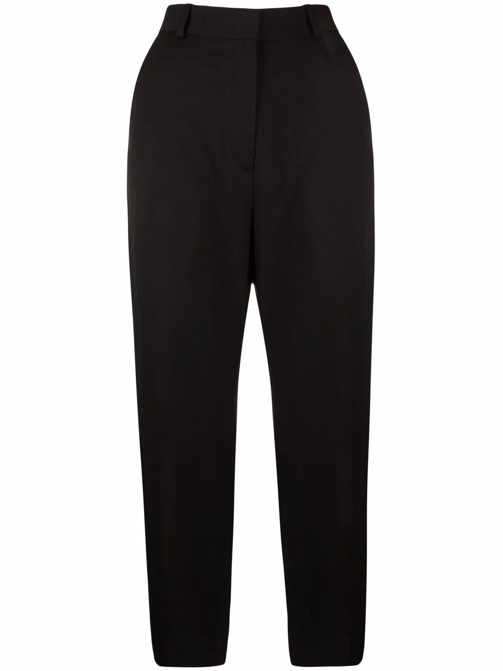 

TOTEME cropped high-waist trousers - Black