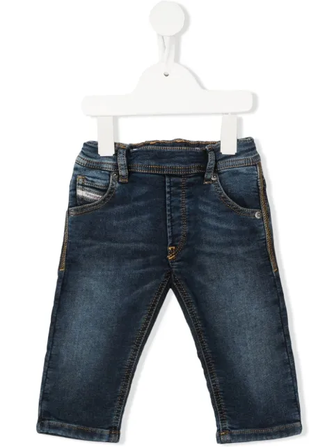 Diesel Kids جينز بقصة مستقيمة وخصر متوسط