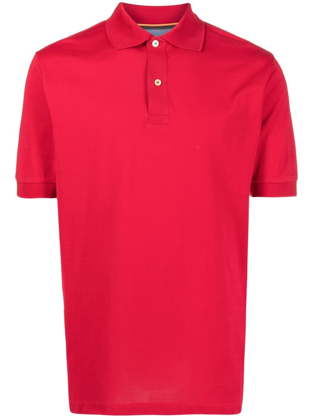 short-sleeve cotton polo shirt