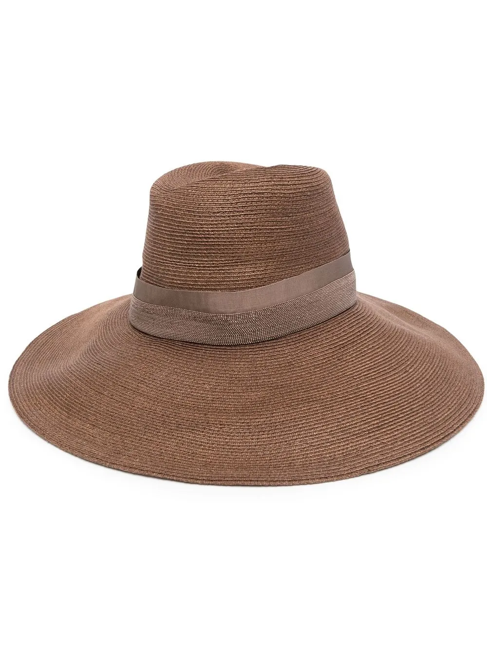 

Brunello Cucinelli sombrero de ala ancha - Marrón