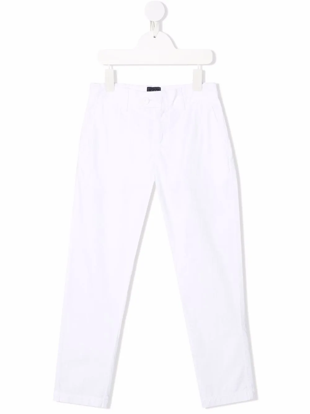 

Fay Kids pantalones chino rectos - Blanco