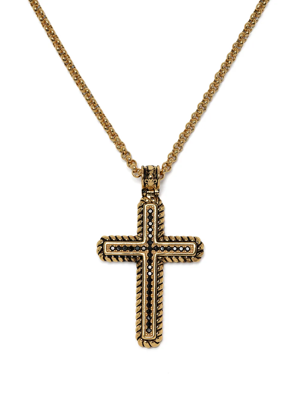 

Nialaya Jewelry cross-pendant necklace - Gold
