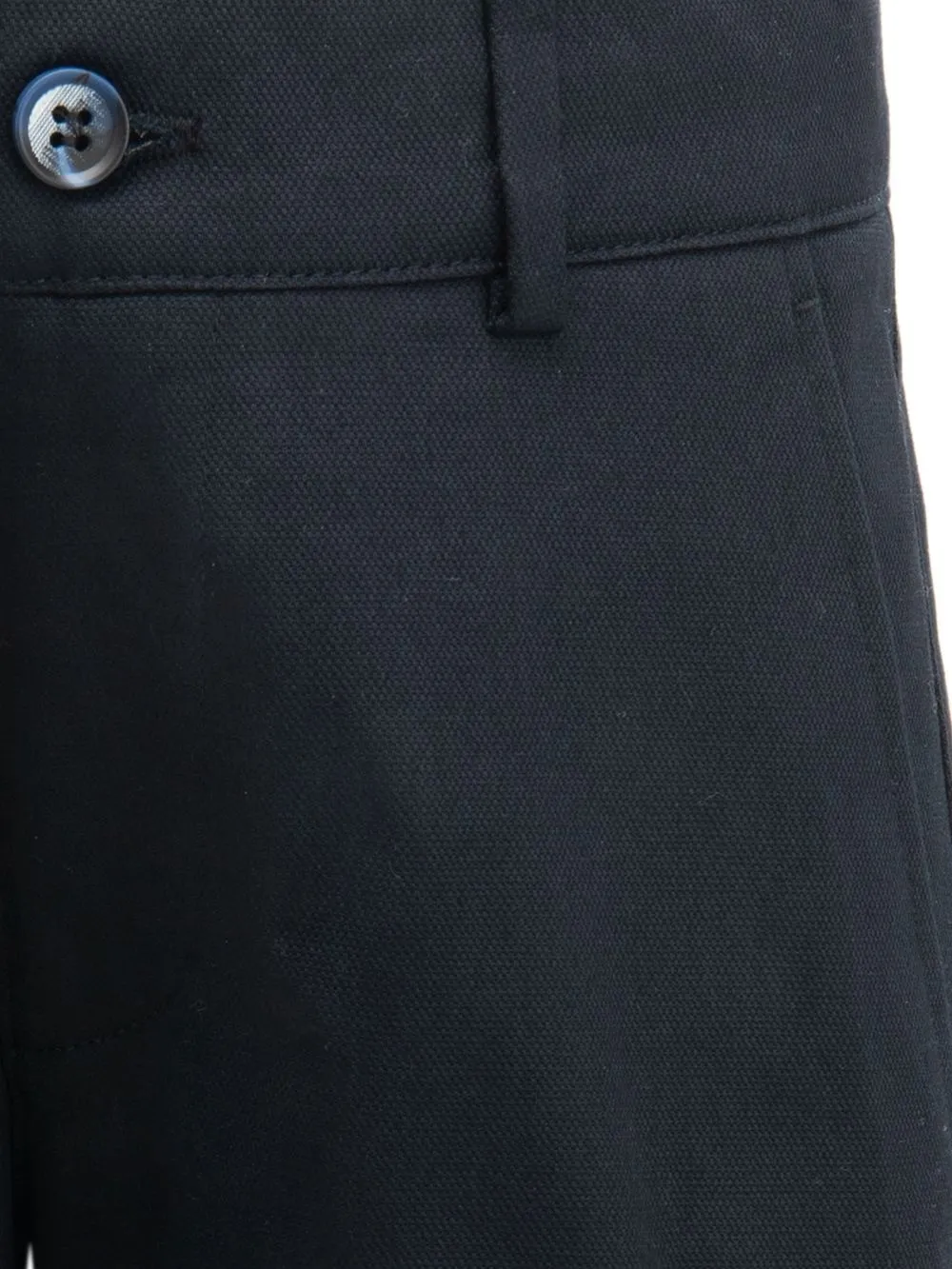  Moustache Tailored Knee-length Shorts - Blue 