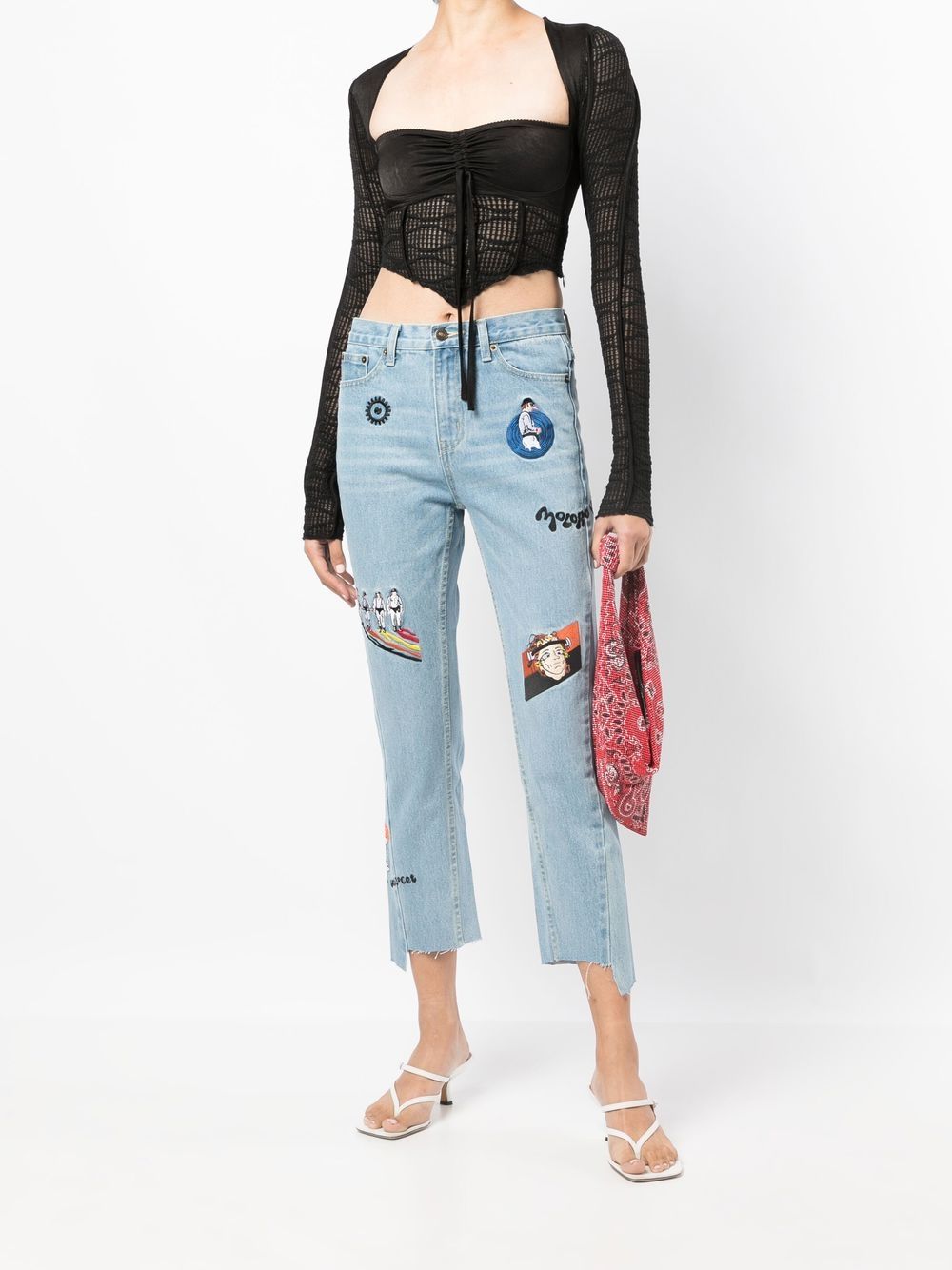 Ground Zero Cropped jeans - Blauw