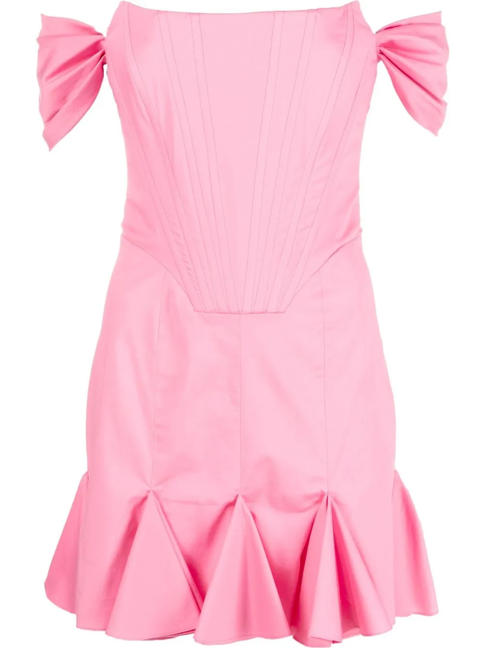 

Giuseppe Di Morabito vestido corto con hombros descubiertos - Rosado