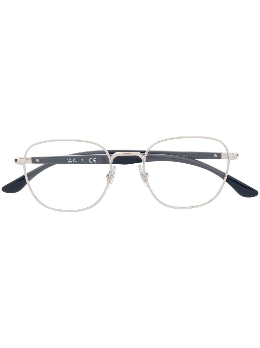 Ray-Ban polished-effect round-frame Glasses - Farfetch