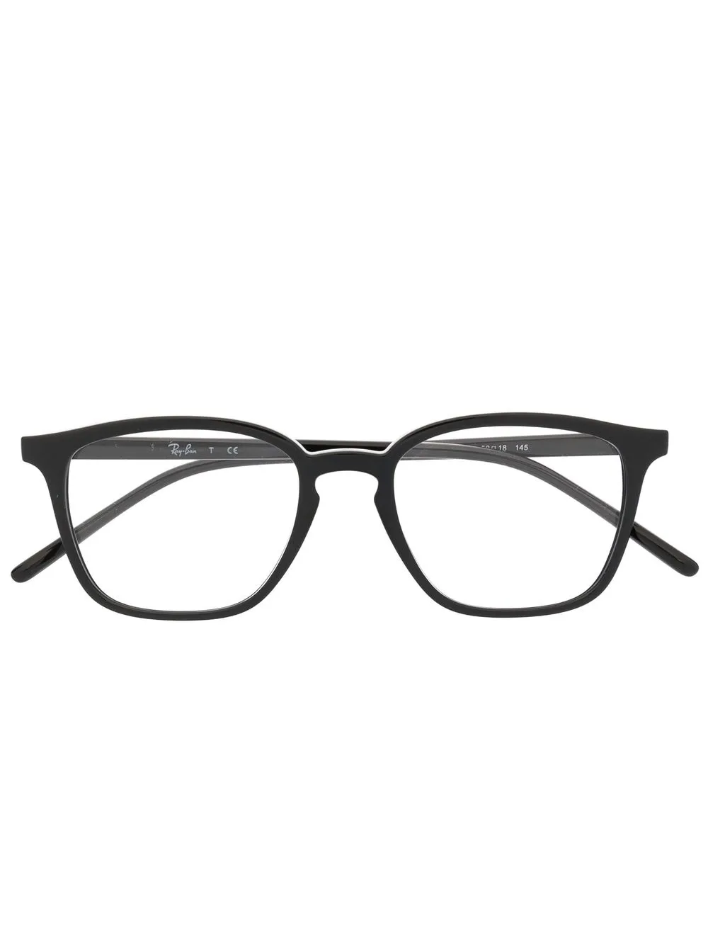 

Ray-Ban lentes con armazón cuadrada - Negro